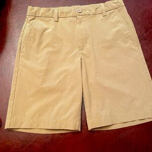 Vineyard vine boys, khaki performance shorts, size 10